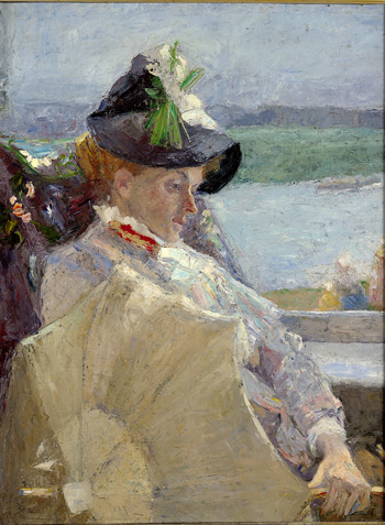 Jan Toorop, Dame à l'ombrelle, 1888, don Octave Maus, 1906