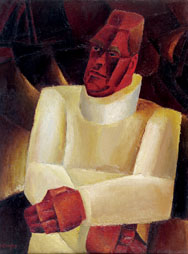 F. VAN DEN BERGHE, Portret van Permeke-Portrait de Permeke, 1922-1924