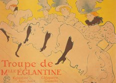 Henri de Toulouse-Lautrec, "La troupe de Mademoiselle Eglantine"