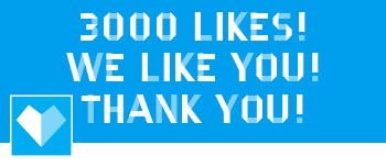 3000 likes - Thank you