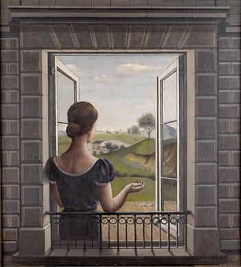 Paul Delvaux , Het raam, 1936 