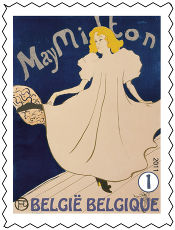 Postzegel May Milton van Toulouse-Lautrec