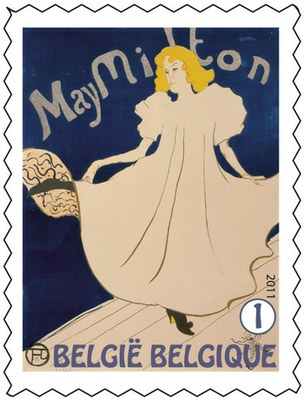 Postzegel May Milton van Toulouse-Lautrec