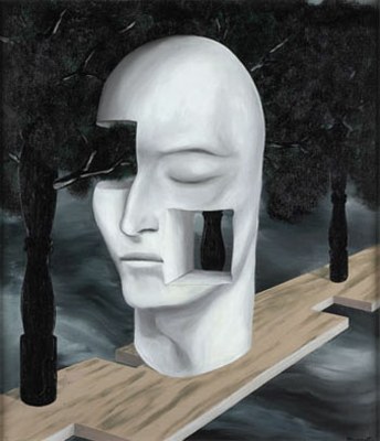 René Magritte, Le visage du génie, 1927, Coll. Museum van Elsene