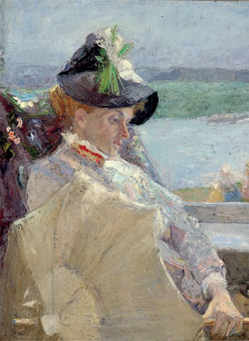 Jan Toorop, Dame à l’ombrelle, 1888 