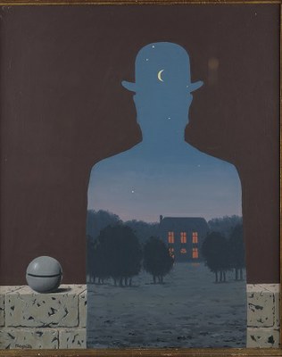 Magritte, L'heureux donateur, 1966