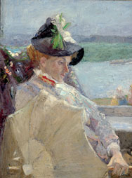 J. TOOROP, La dame à l'ombrelle-Dame met parasol, 1888